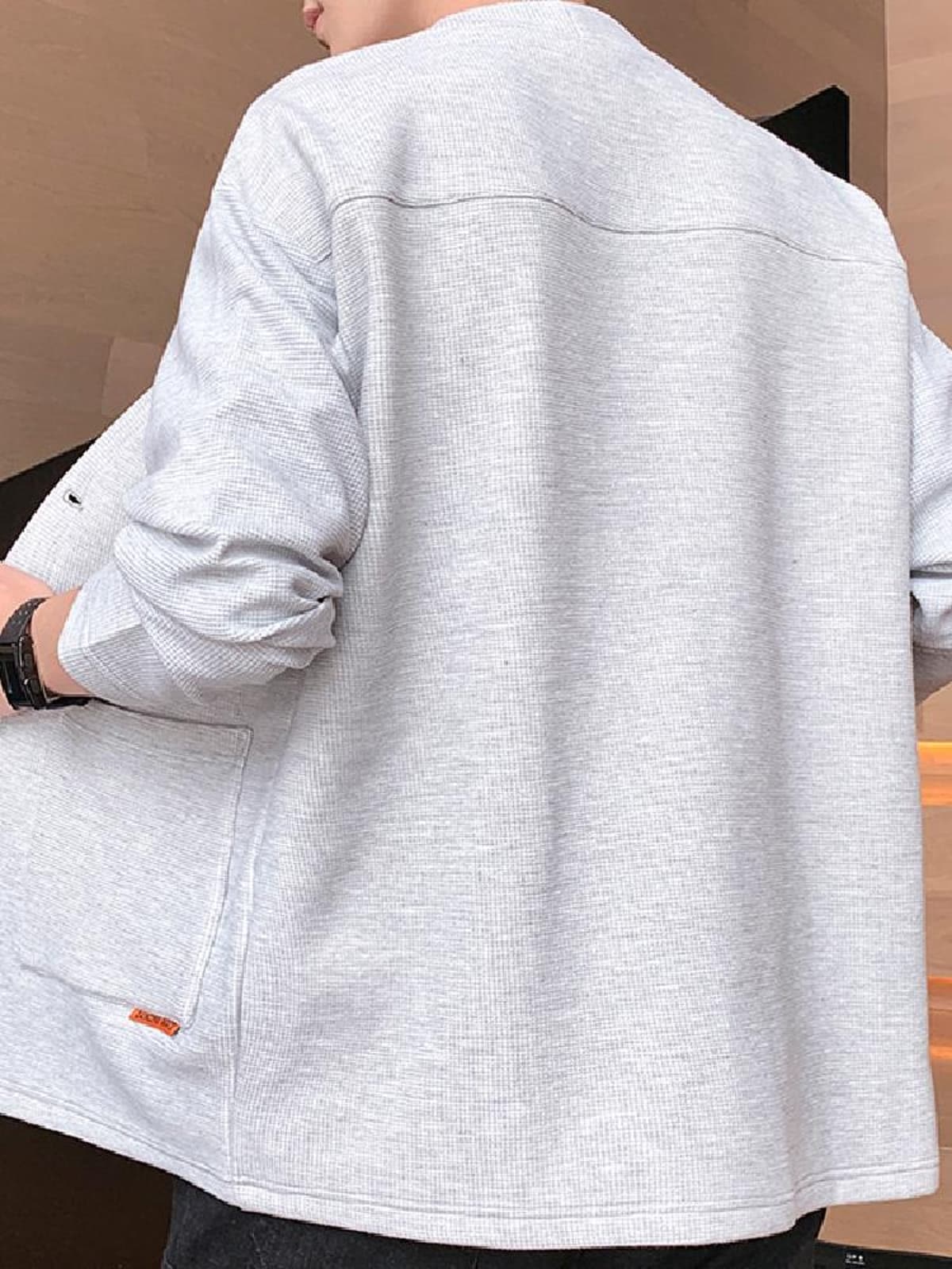 カーディガン メンズ 上質シンプルニットカーディガン