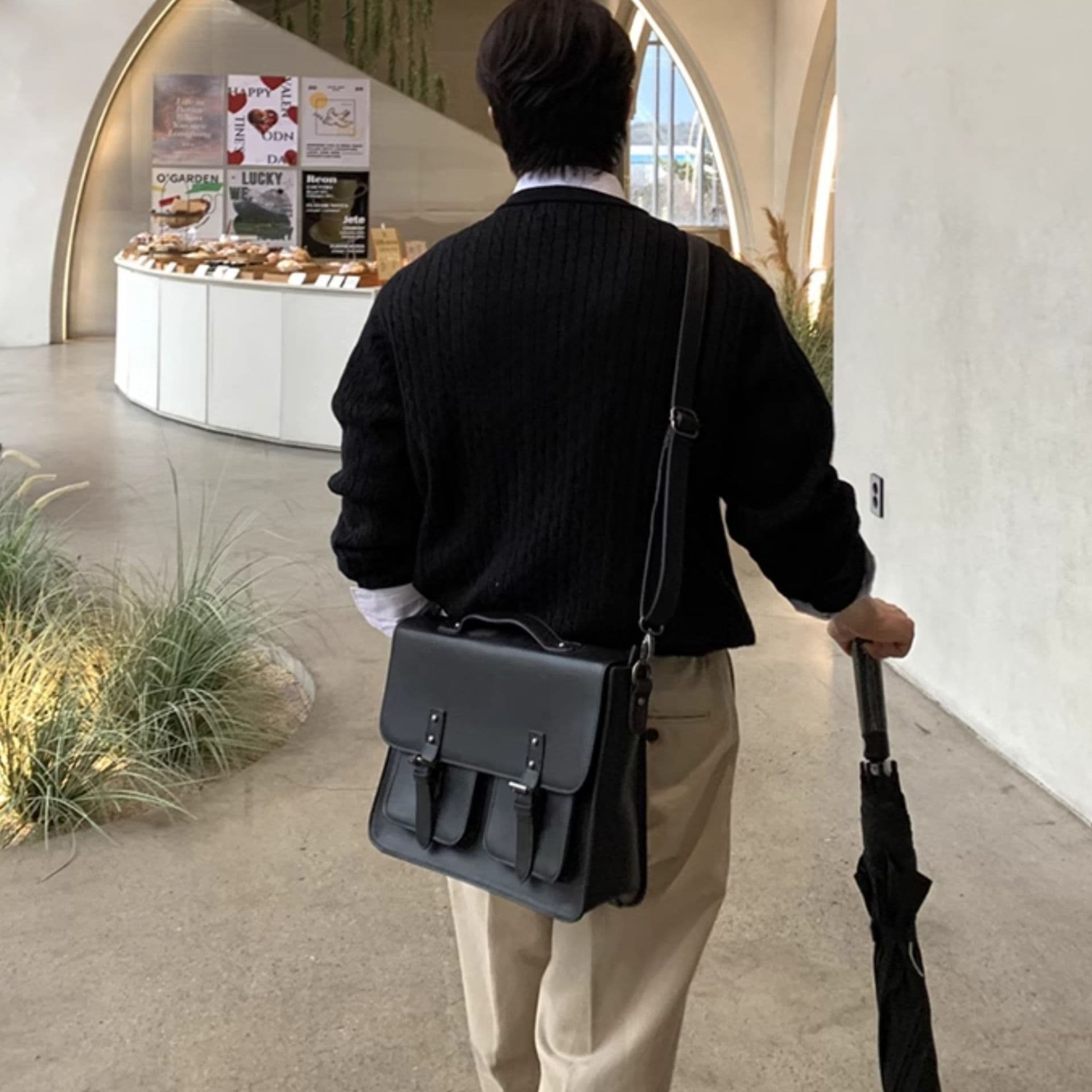 カーディガン メンズ リブ編み紳士カーディガン 上質シンプル
