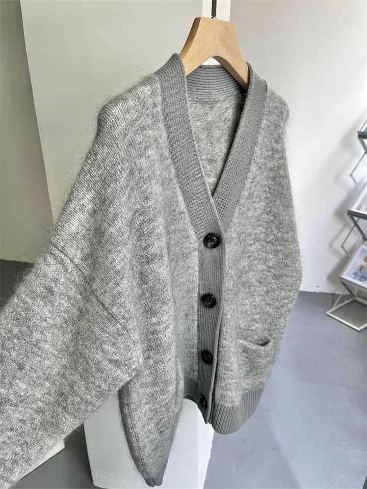 カーディガン メンズ ふんわり柔らか 上質カーディガン