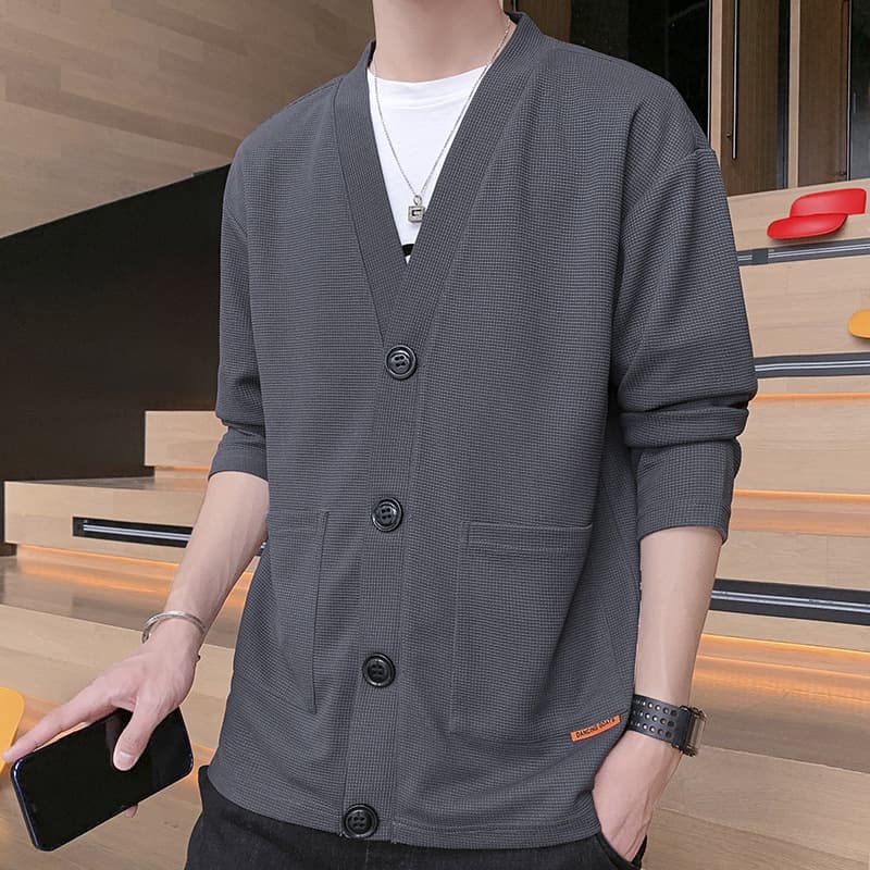 カーディガン メンズ シンプル大人カジュアルカーディガン